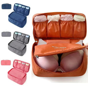 TravelMate Portable Travel Storage Bag Multi Function Bra Underwear Organizer Cosmetic Case Lightweight Design