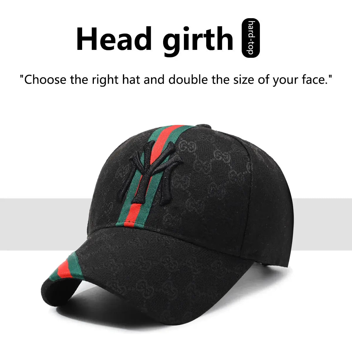 Unisex Letter Embroidery Hip Hop Hat Outdoor Adjustable Casual Baseball Cap Sunscreen Hat