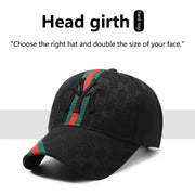 Unisex Letter Embroidery Hip Hop Hat Outdoor Adjustable Casual Baseball Cap Sunscreen Hat