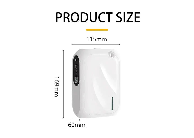 Coverage 200m³ Aroma Diffuser Machine Bluetooth APP Control Fragrance Diffuser Wall Mounted Smell Distributor For Home Fragrance