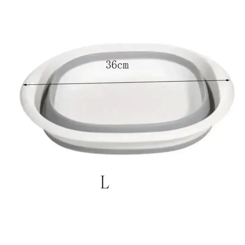 Collapsible Foot Bath Basin For Soaking Feet Thickened Plastic Tub