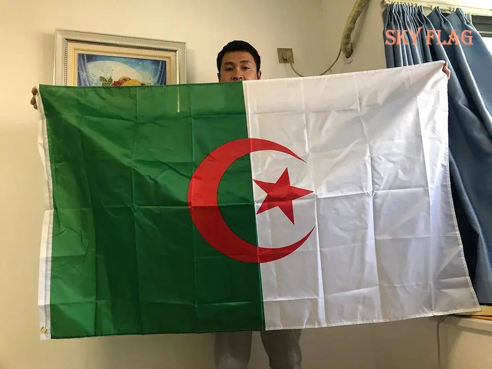 Algeria Flag 90x150cm Polyester Hanging National Flag Banner