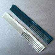 Simples Market professional hair cutting combs, anti-static flat-head, fine-tooth, blue and white pair