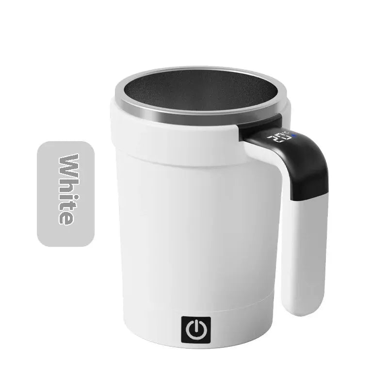 Smart Temperature Measuring Magnetic Automatic Stirring Cup Portable Electric Coffee Mug 380ML For Sports And Fitness