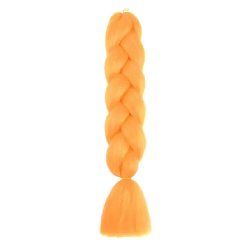 24 Inch Synthetic Long Box Braiding Hair Extensions Yaki Straight Texture For Women Dreadlocks
