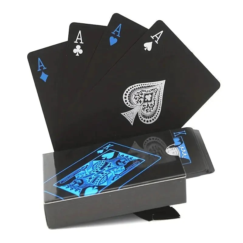Waterproof PVC Illusionist Poker Cards Durable Aesthetically Enhanced Design For Game Nights And Casino Parties