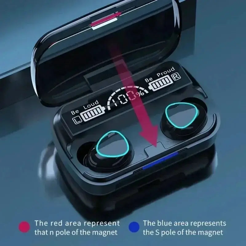 NovaSound M10 Wireless Earbuds With Advanced Active Noise Cancellation And Waterproof Sport Design