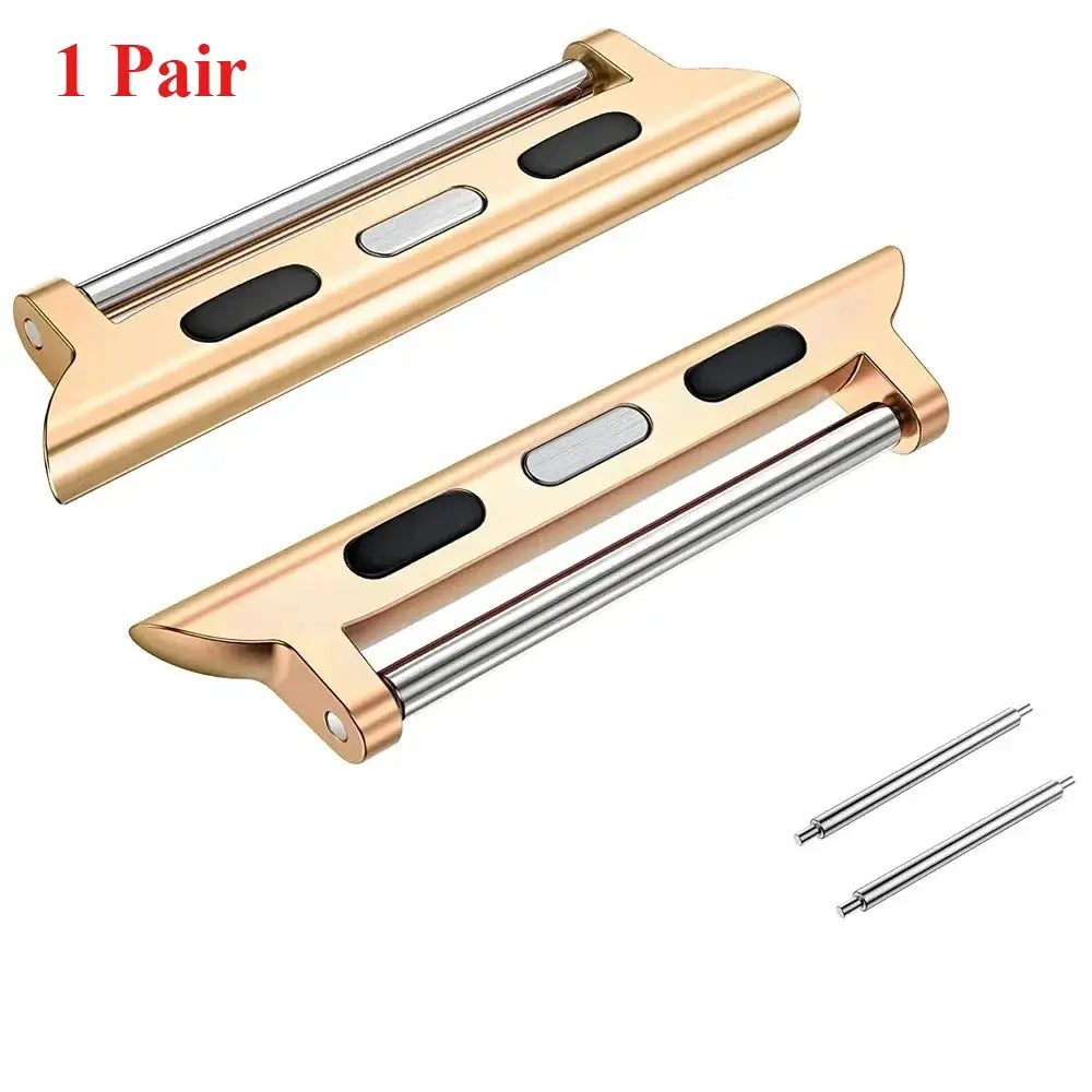 Watchband Connector for Apple Watch Ultra 2 49mm 46mm 45mm 44mm 42mm Adapter for IWatch Series 10 9 8 7 6 5 4 22mm Width Straps