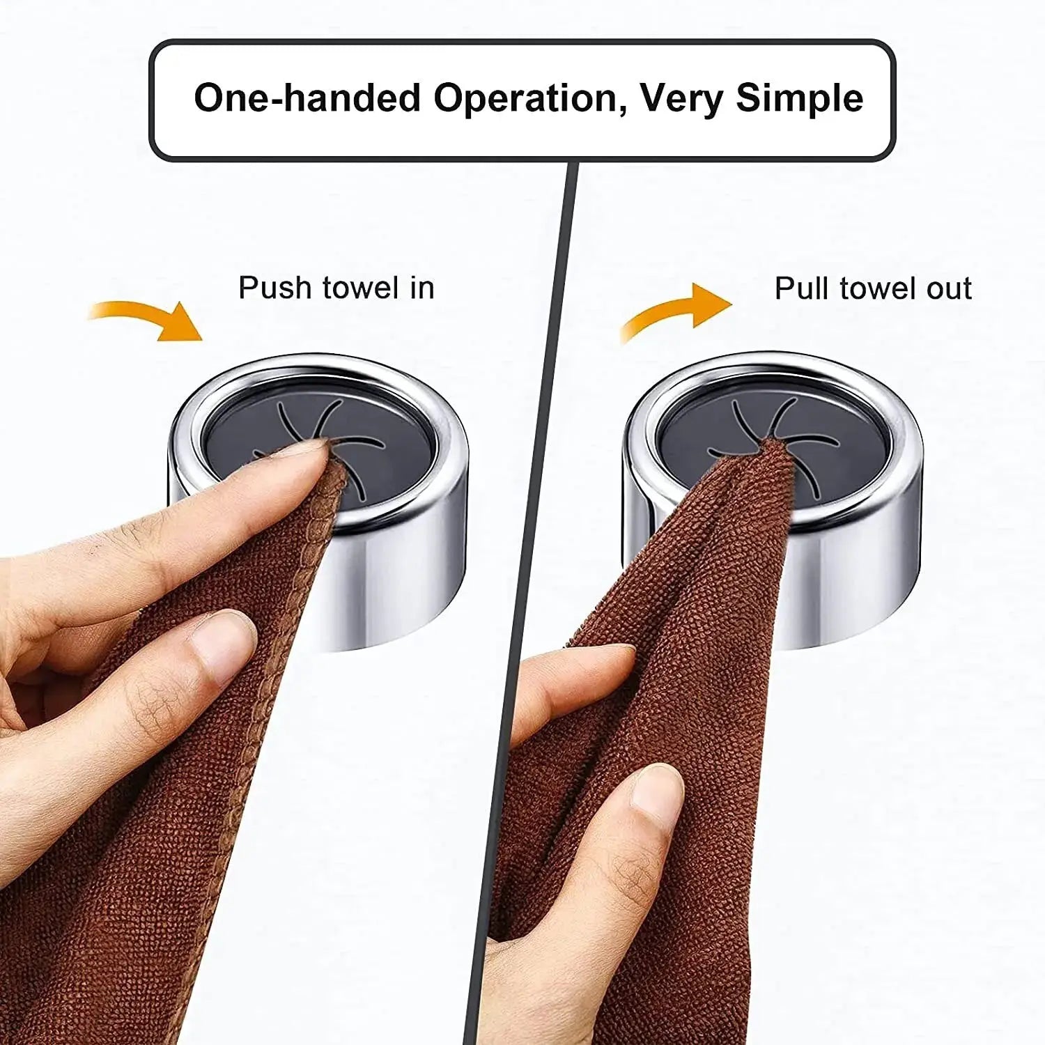 3 Piece Non Punching Dishcloth Clip Set Wall Mount Kitchen Towel Clip For Dishcloth Storage And Gloves