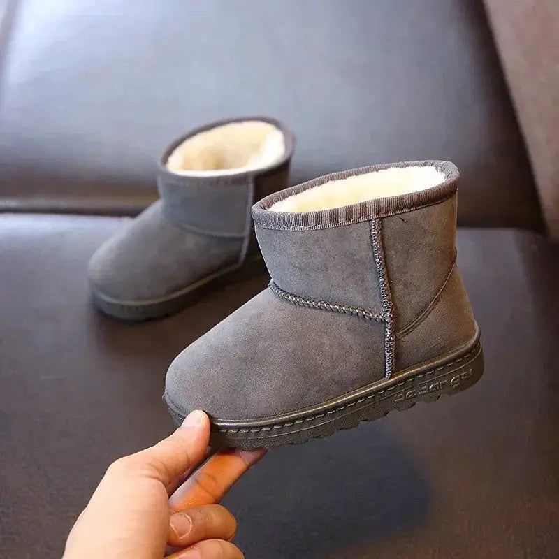 Kids Cotton Snow Boots With Cozy Warmth And Breathable Interior For Boys And Girls Aged 7 To 13