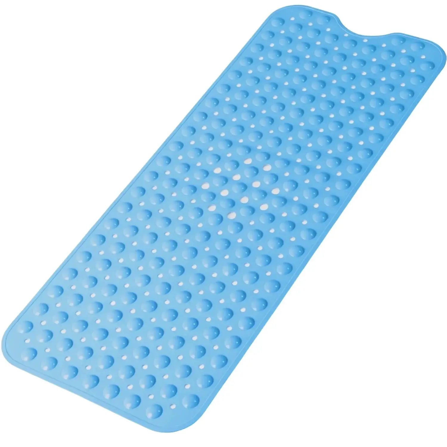 Bathtub mat by Simples Market, blue, 40x100 cm with non-slip bumps