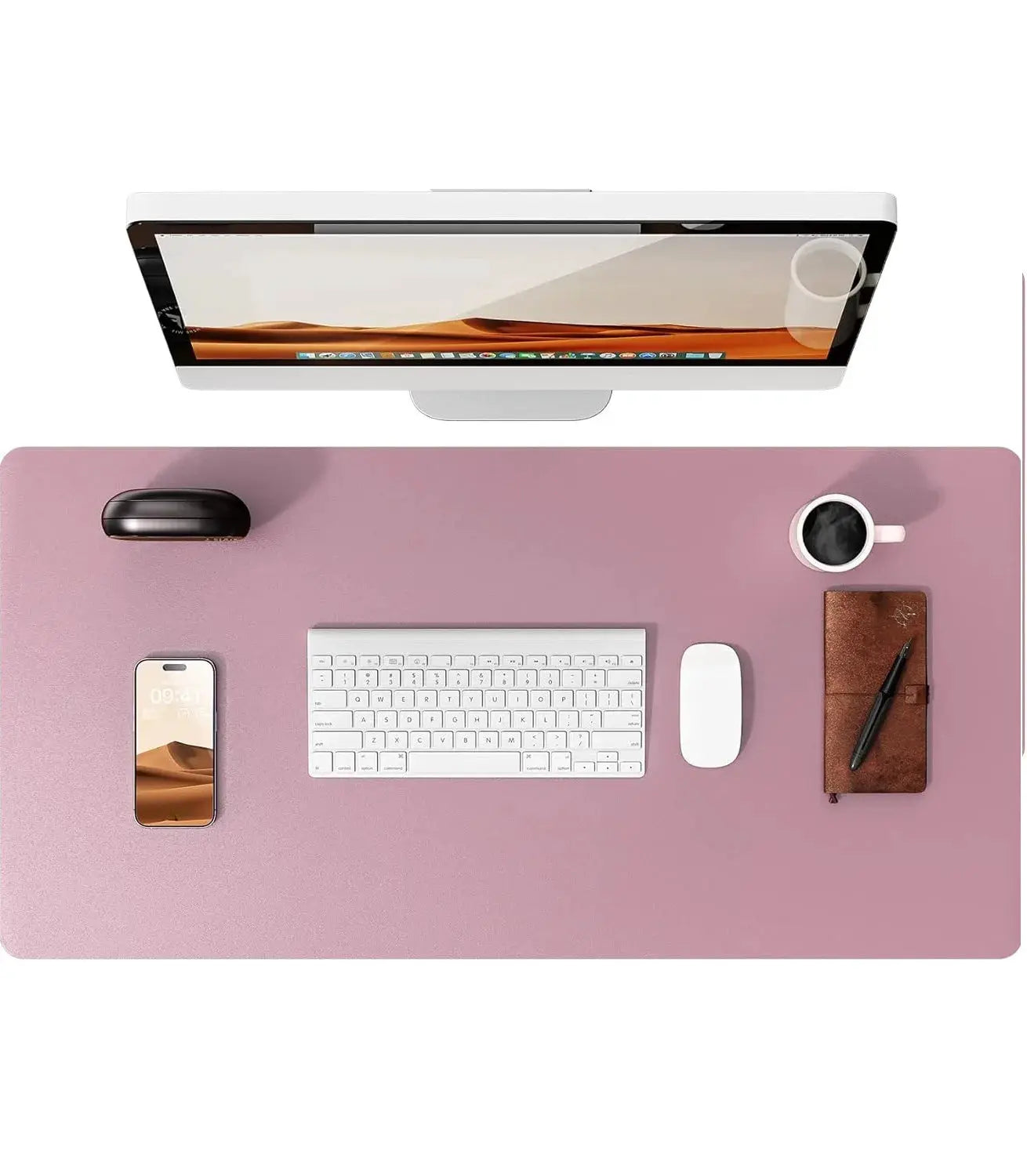 Large PU Leather Desk Pad Mouse Pad For Office Non Slip Leather Desk Mat Laptop Desk Pad Protector