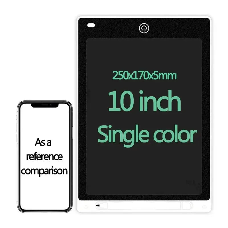 10 And 12 Inch LCD Writing Tablet For Kids Graffiti Sketchpad Handwriting Blackboard Toy Gift