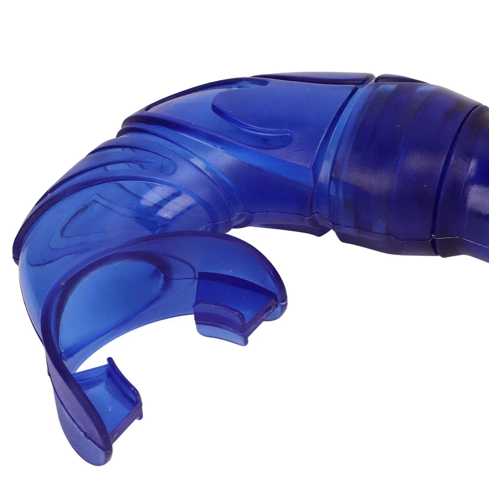 Qiilu PVC Easy Breath Snorkel With Comfortable Silicone Mouthpiece For Scuba Diving And Freediving Equipment