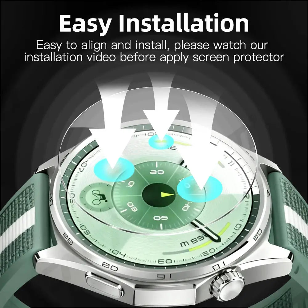 9H Tempered Glass for Huawei Watch GT 6 Pro 46mm 41mm, Premium Screen Protector Durable HD Anti-scratch Film for GT6 Accessories