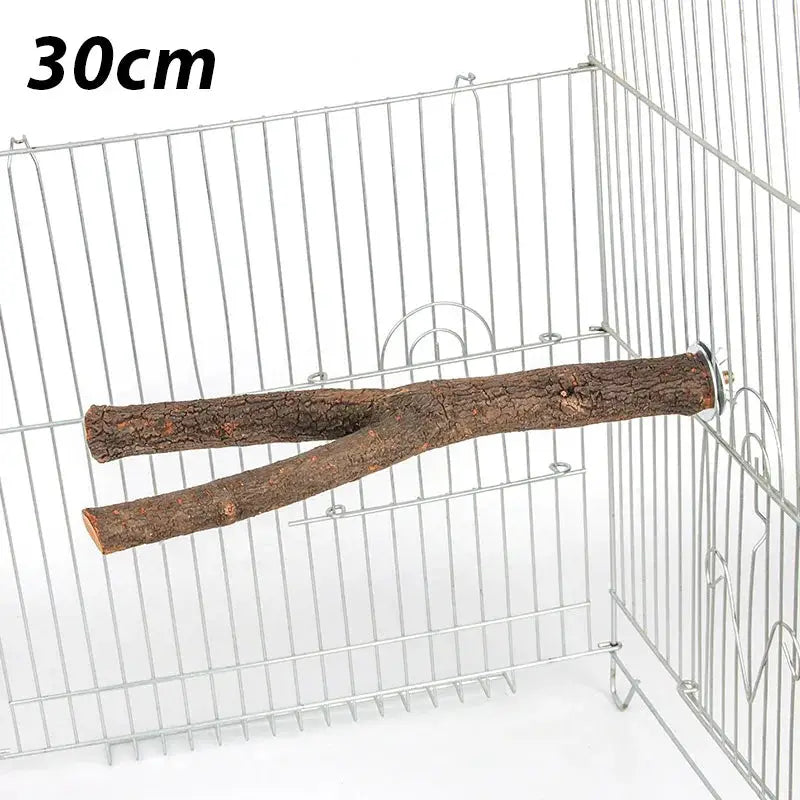 Bird cage branch perch, wooden, 30cm, suitable for small birds, from Simples Market