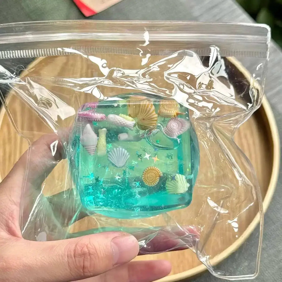 Adult Ocean Squishy Stress Balls Sensory Toys For Anxiety Relief Maltose Water Ball Fidget Toys Bulk Gift Autism