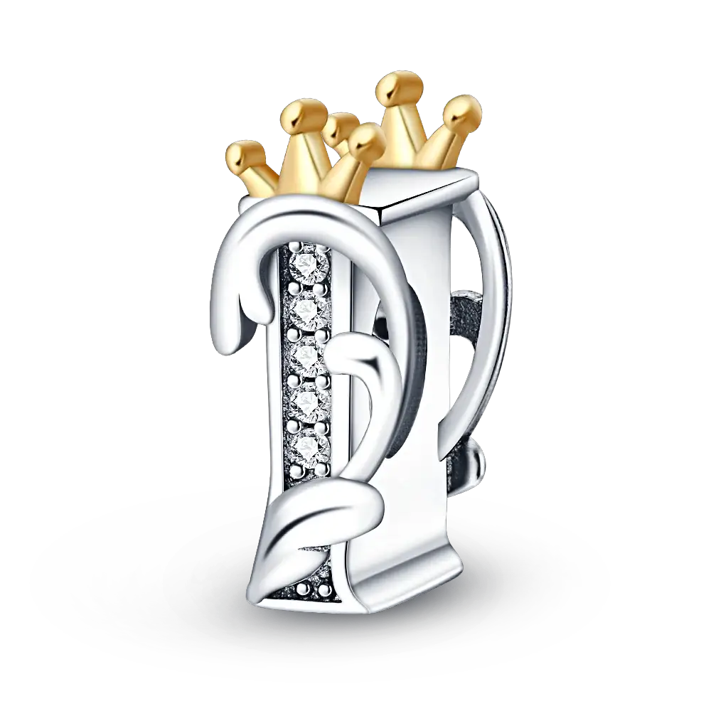 925 Sterling Silver Alphabet Charms A to Z Beads for Women Fit Original Bracelet DIY Jewelry Gift