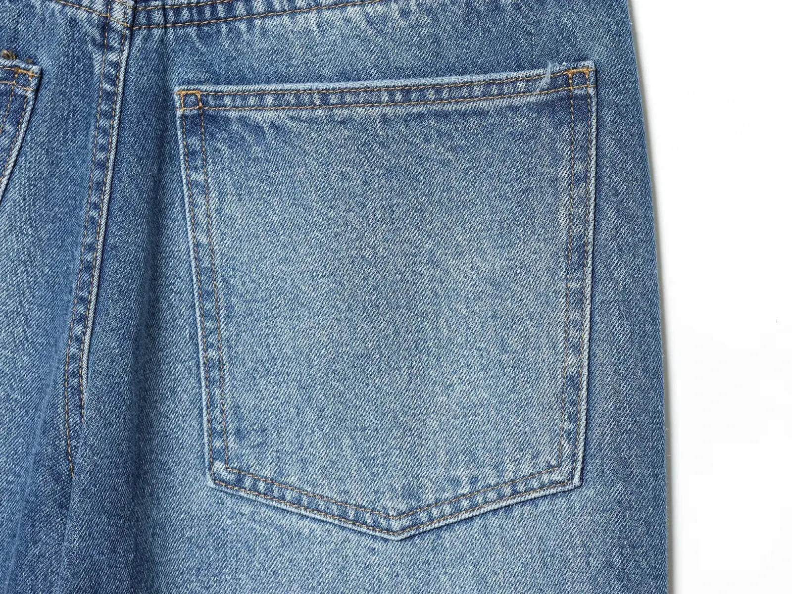 European And American Style 2025 Winter Mid Waist Balloon Jeans