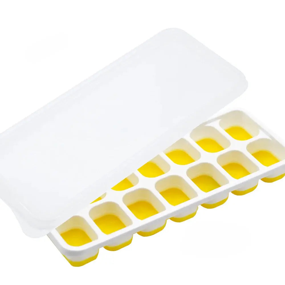 14 Grid Silicone Ice Cube Tray Square Mold Non Toxic Durable Ice Block Maker For Bars And Home Kitchen