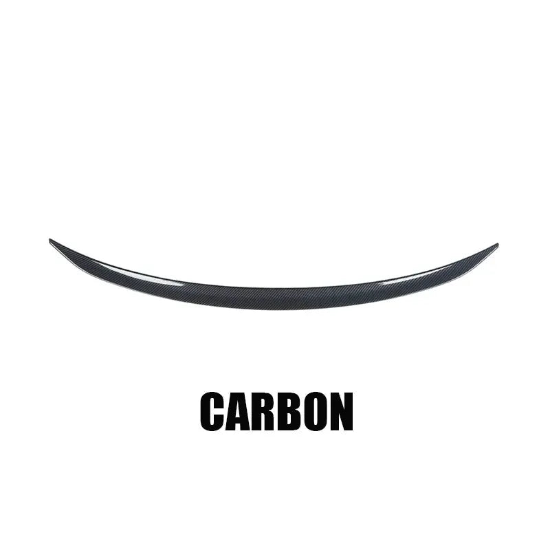 BMW 3 Series E90 carbon fiber rear trunk spoiler lip for sedan