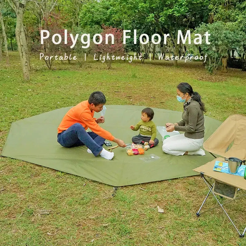 4x4 Waterproof Camping Groundsheet For Tent Footprint Picnic Mat And Hammock Shelter Durable 210D Oxford