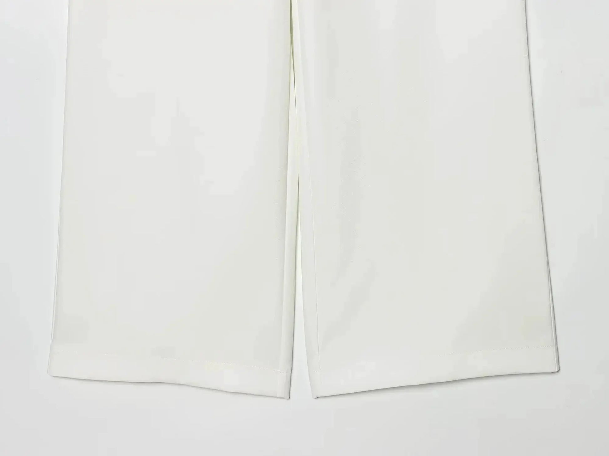 KONDALA white blazer pants suit by Simples Market, 2-piece solid fabric set