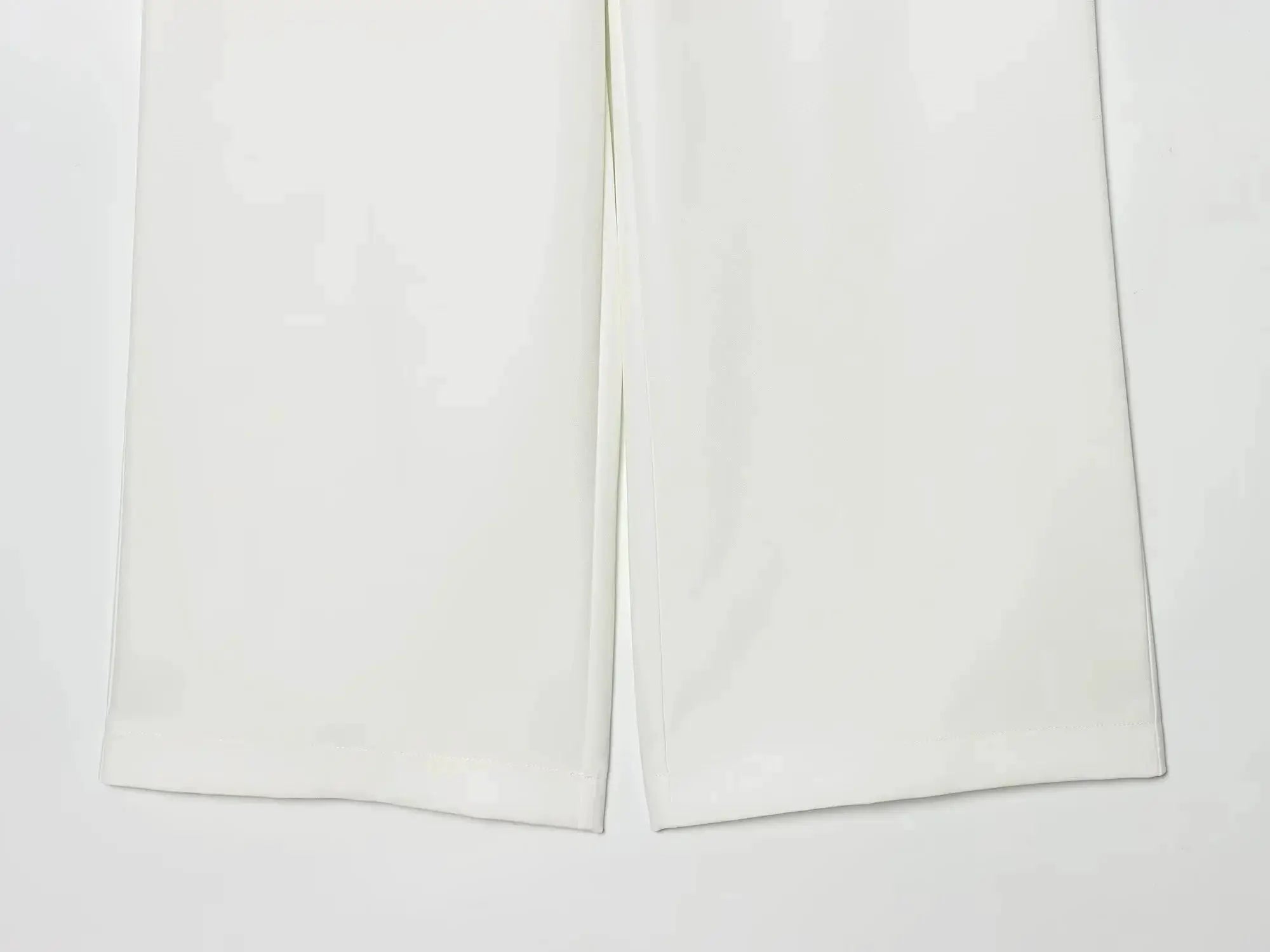 KONDALA white blazer pants suit by Simples Market, 2-piece solid fabric set