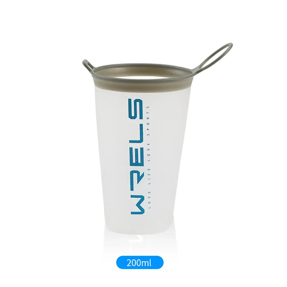 Foldable 200ml Sports Water Cup For Marathon And Cross Country Running