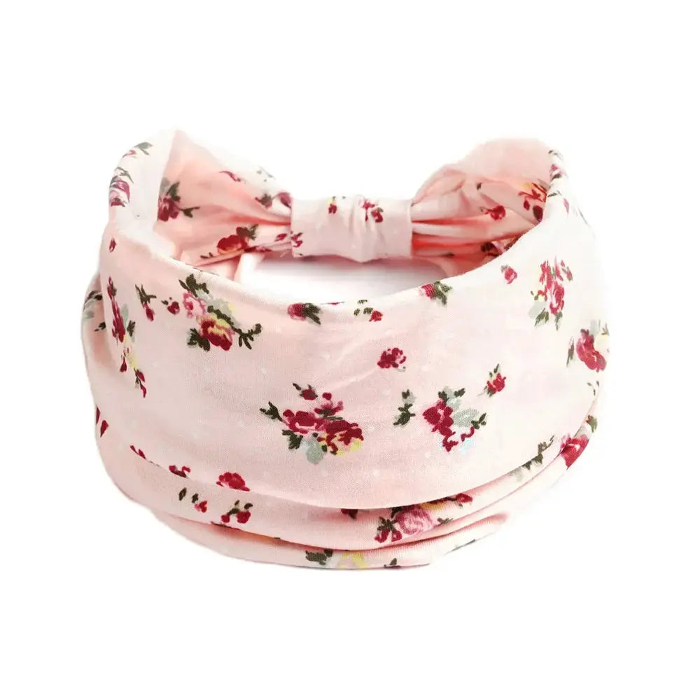Zenora Wide Headband Non Slip Elastic Knot Hair Band For Yoga And Summer Sports Wear