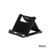 Desktop tablet folding stand Simples Market, black plastic, adjustable.