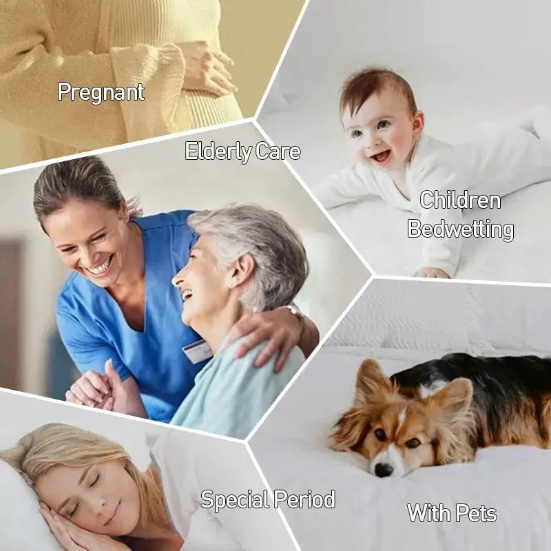 Simples Market waterproof mattress protector; breathable, noiseless jersey cover, fully fitted sheet.