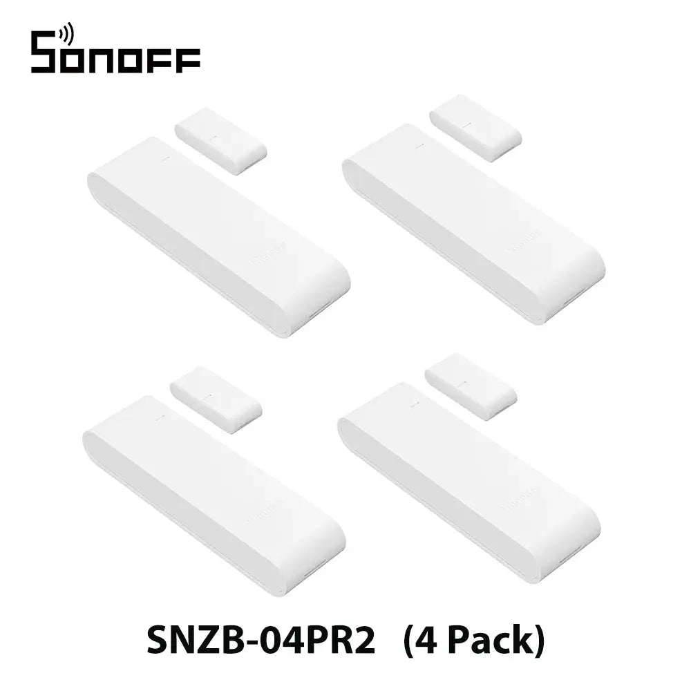 SONOFF SNZB-04PR2 SenseGuard DW Gen2 Zigbee door/window sensors, 4-pack, white