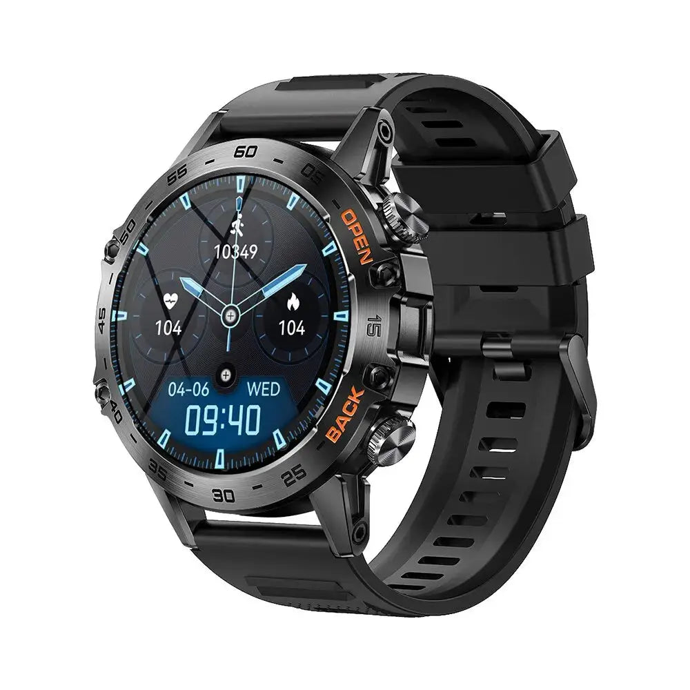 Mevaden Steel 1.39 Bluetooth Call Smart Watch MD52 IP67 Waterproof Fitness Tracker For Android iOS