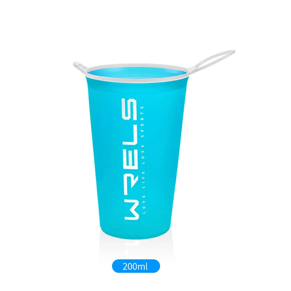 Foldable 200ml Sports Water Cup For Marathon And Cross Country Running