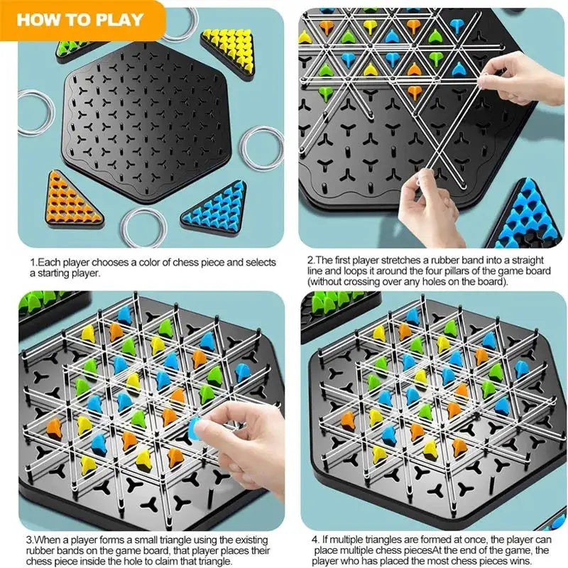 Triangle Chess Splendor Duel Track Table Board Game For Kids And Adults Family Strategy Logic Play