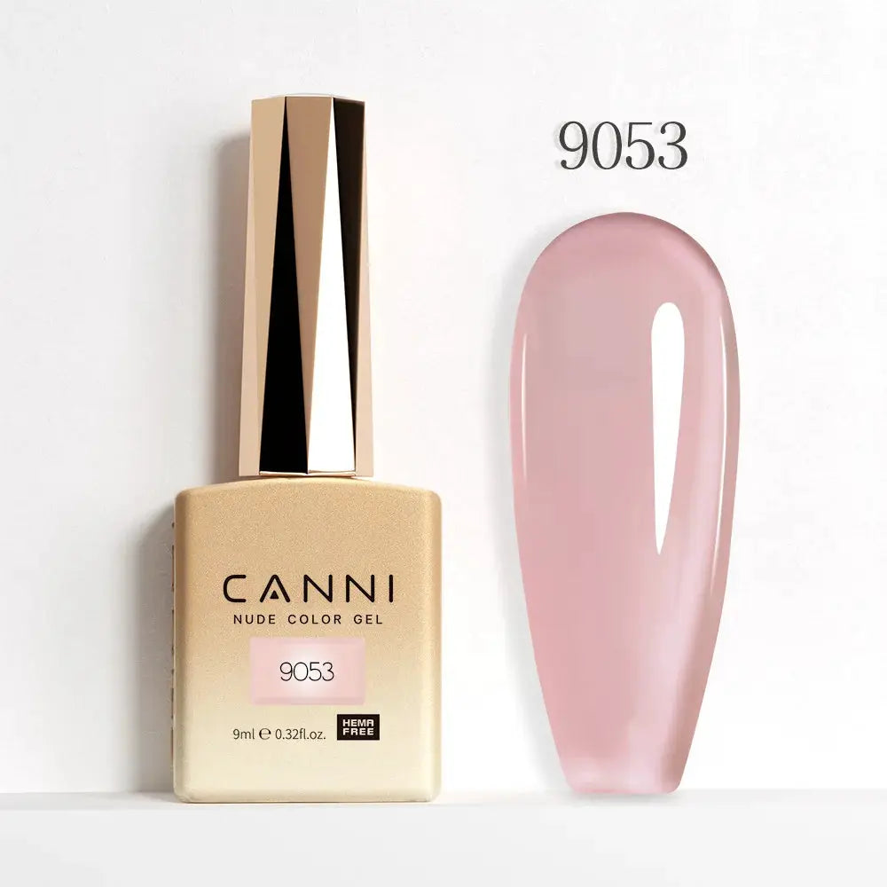 Canni Hema Free Nail Gel Polish Christmas Red Collection Semi Permanent 9ml Long Lasting Shine