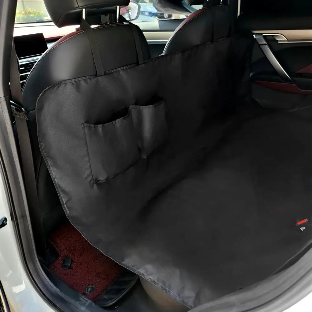 600D Oxford Cloth Dog Car Seat Cover Waterproof Travel Hammock Carrier With Storage Pocket For Cars