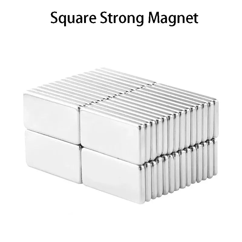 Iron Rectangular Magnets 20x10x3mm Industrial Use 20 or 50 Pieces No Battery Required