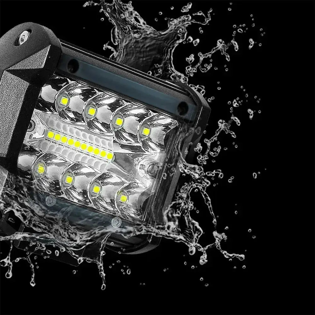 12V 60W LED Light Bar Offroad Spot Flood Combo For Trucks Cars SUVs ATVs UTVs 4WD Work Light