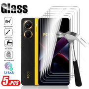 Poco X7 Pro 5G Tempered Glass Screen Protector 9H Hardness Ultra Thin Scratch Resistant HD Film