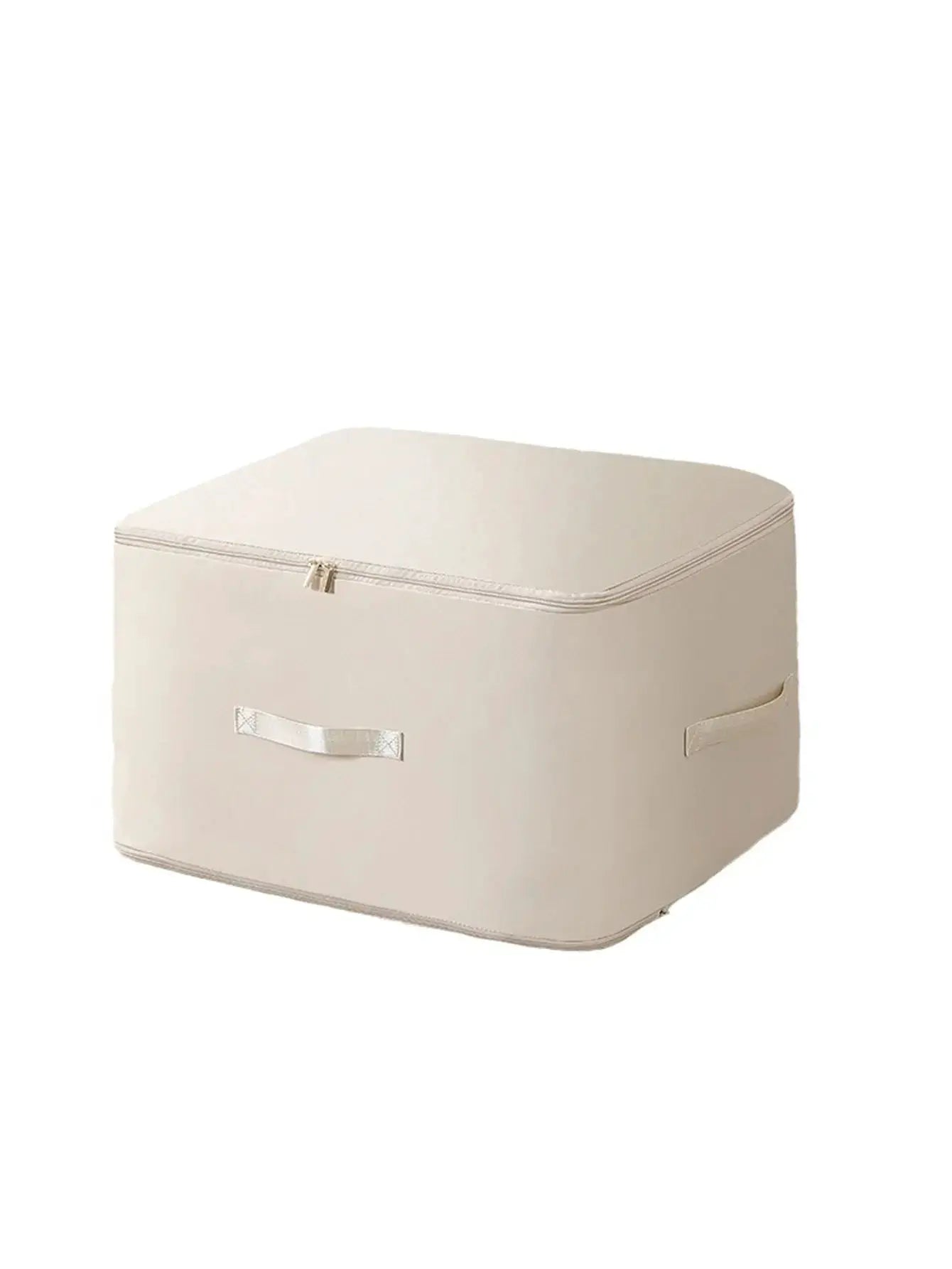 Gongsatin compression packing cube by Simples Market in beige, dustproof and moisture-proof, large-capacity.