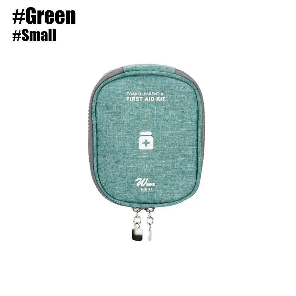 Family First Aid Kit Portable Outdoor Travel Storage Bag Large Capacity Layered Medicine Organizer