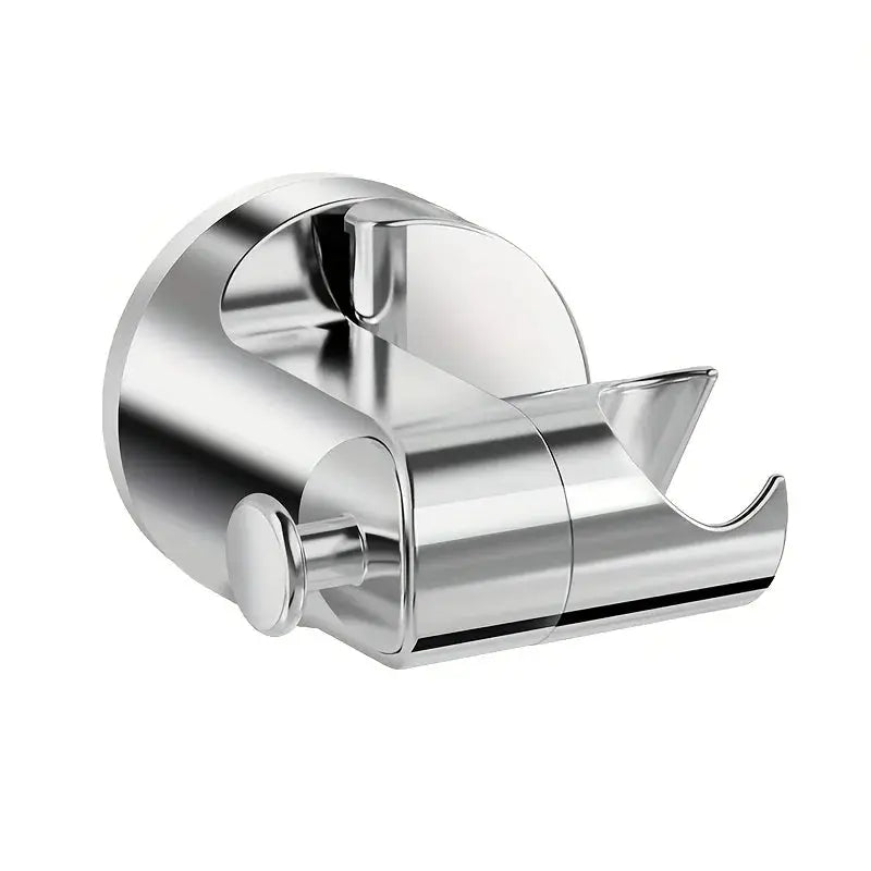 Shower head holder, chrome, adjustable, wall-mounted self-adhesive bracket from Simples Market