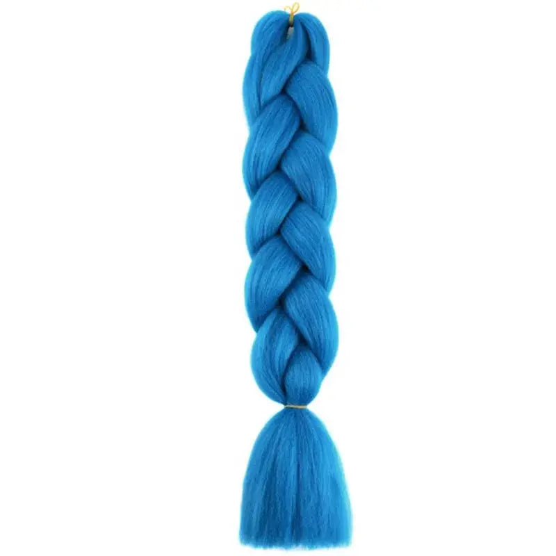 24 Inch Synthetic Long Box Braiding Hair Extensions Yaki Straight Texture For Women Dreadlocks