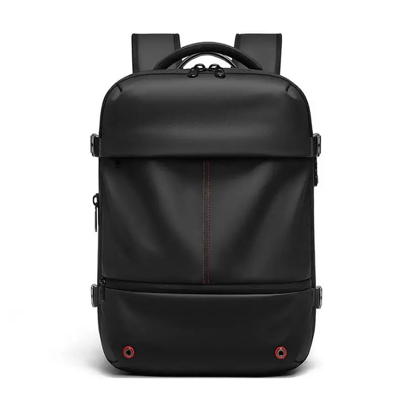 VoyagePro Travel Casual 16 Inch Vacuum Compression Laptop Backpack With USB Charging Waterproof Oxford 40L Expandable