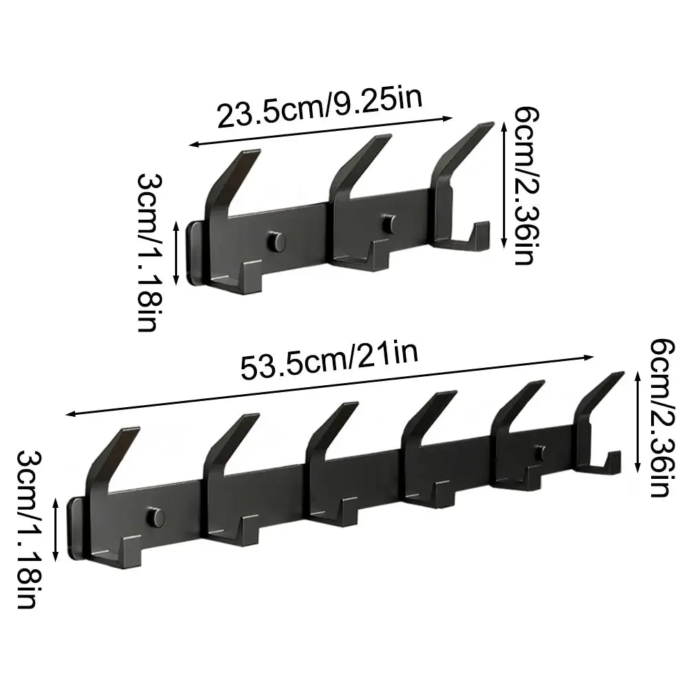 Easy Installation Door Hook Coat Rack Strong Metal For Clothes Hats And Bags Space Saving Design For Bedroom