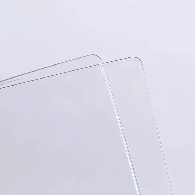 Clear PVC binder cover by Simples Market for A5/A6/A7 ring-bound planners with snap-button closure