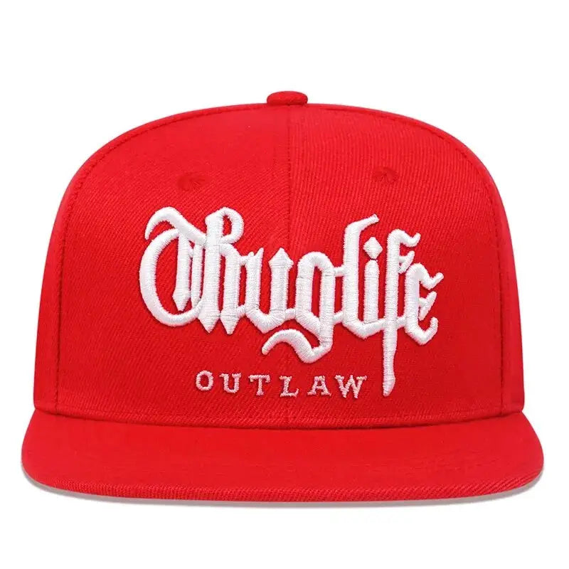 Fashion Fastball Cap Thuglife Embroidery Hip Hop Baseball Hat Snapback For Adults Adjustable Sun Outdoor Casual Bone