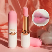 Peach Color Change Jelly Lipstick Moisturizing Lip Balm Non Sticky Cup Warm Temperature Activated Shade